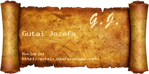 Gutai Jozefa névjegykártya